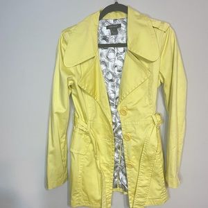KarenKane Yellow Light Weight Coat
